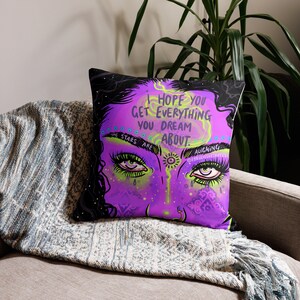 I hope you get everything you wish for- Premium Pillow by ebrulillustrates