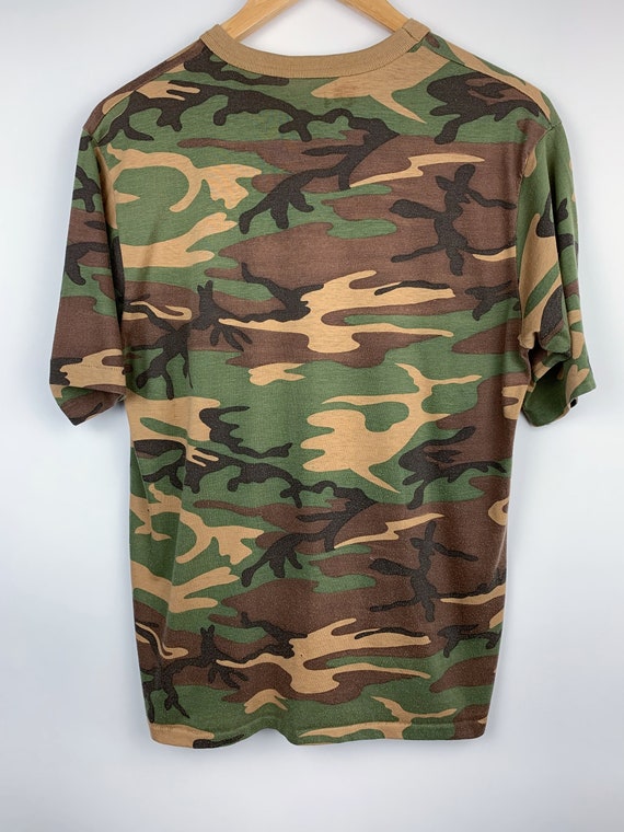Vintage Camouflage 1980's T Shirt - image 2