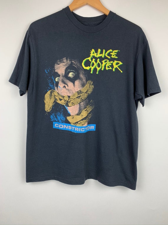 Vintage Alice Cooper Constrictor 1986 Band Tour T
