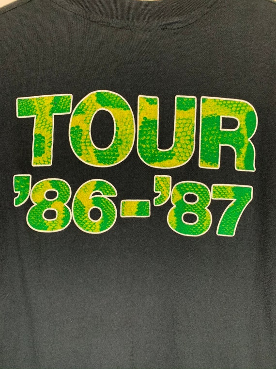 Vintage Alice Cooper Constrictor 1986 Band Tour T… - image 6