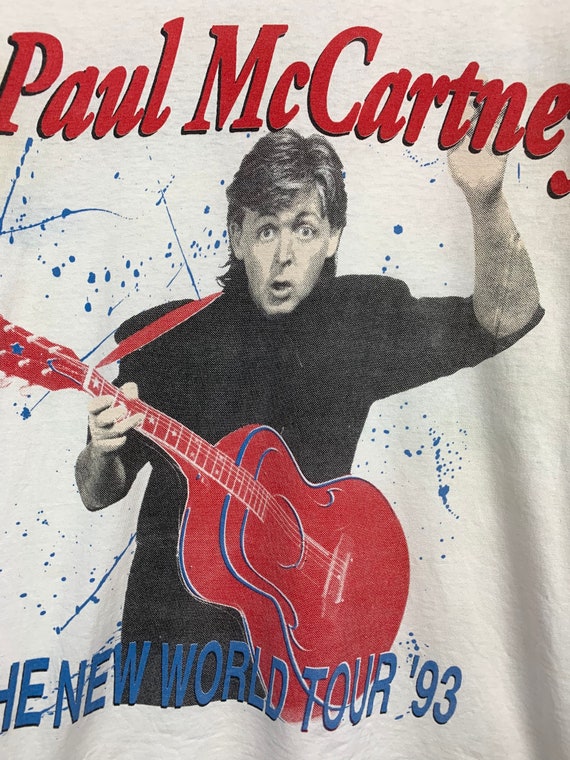 Vintage Paul McCartney World Tour 1993 Band T Shirt B… - Gem Vintage Paul McCartney World Tour 1993 Band T Shirt B… - Gem