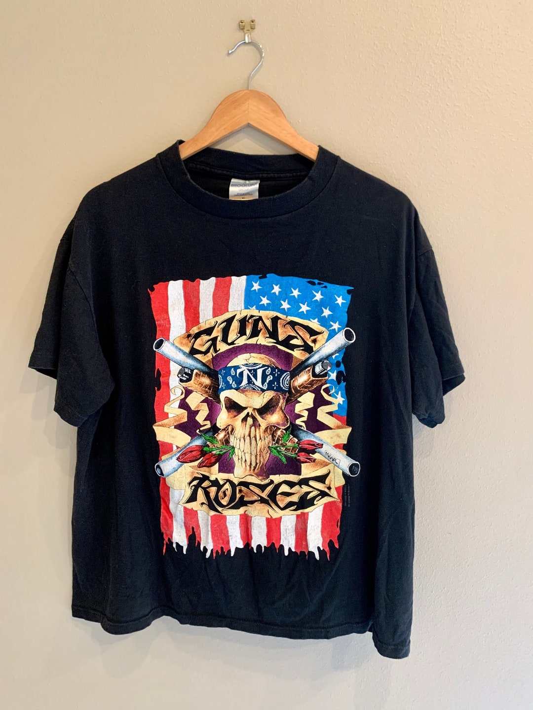 Vintage Guns N Roses 1991 Brockum T-shirt - Etsy