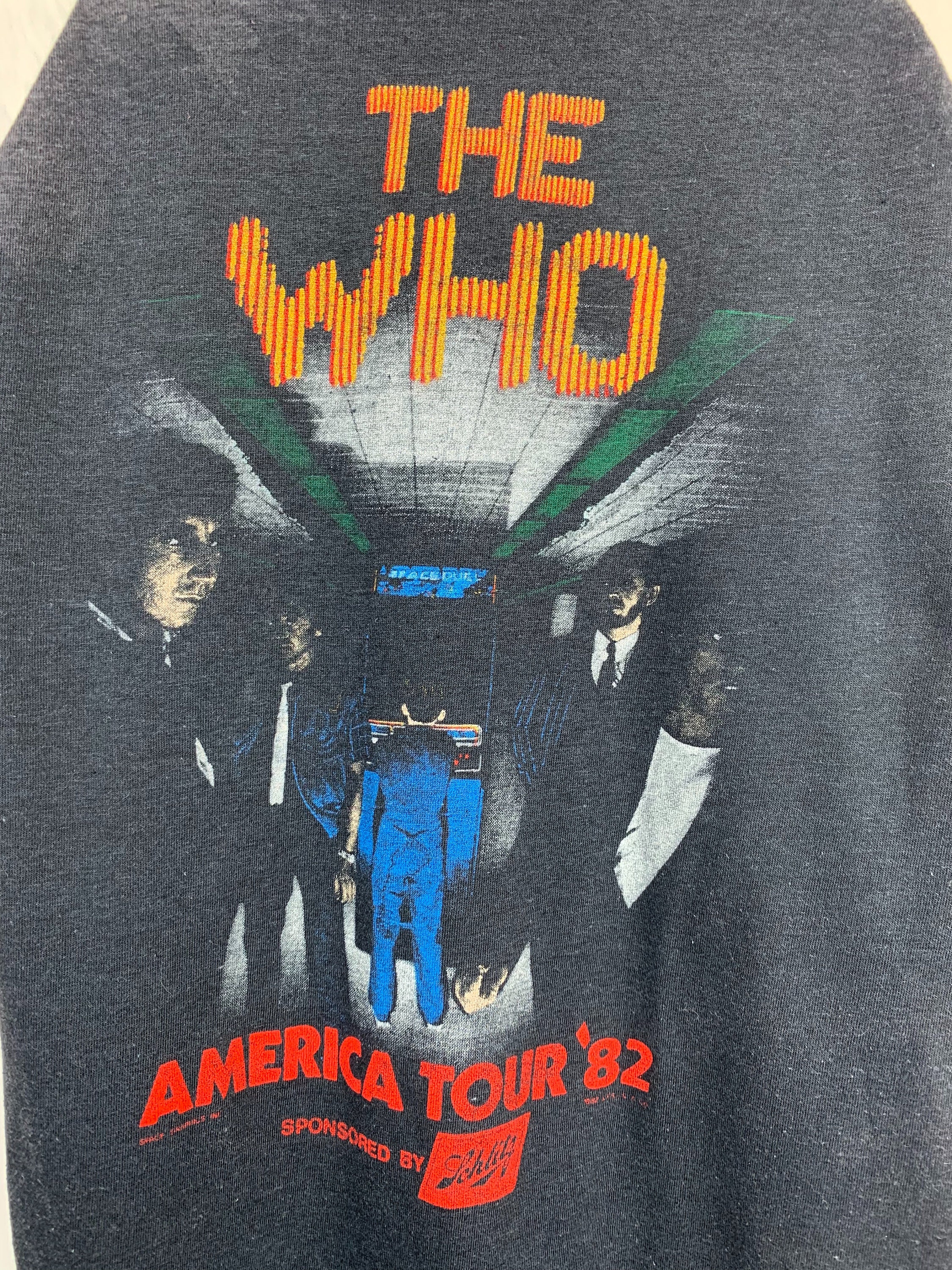 Vintage the Who 1982 American Tour Band T Shirt - Etsy Vintage the Who 1982 American Tour Band T Shirt - Etsy