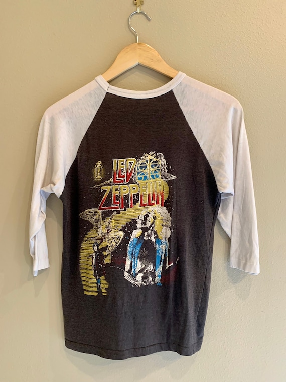 Vintage Led Zeppelin & Jimmy Page T-Shirt 70's/80… - image 1