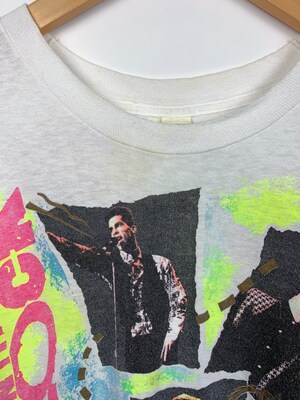 T-shirt Vintage NKOTB New Kids On The Block - Motif Rétro, Couleur Noire, 100% Coton - Homme