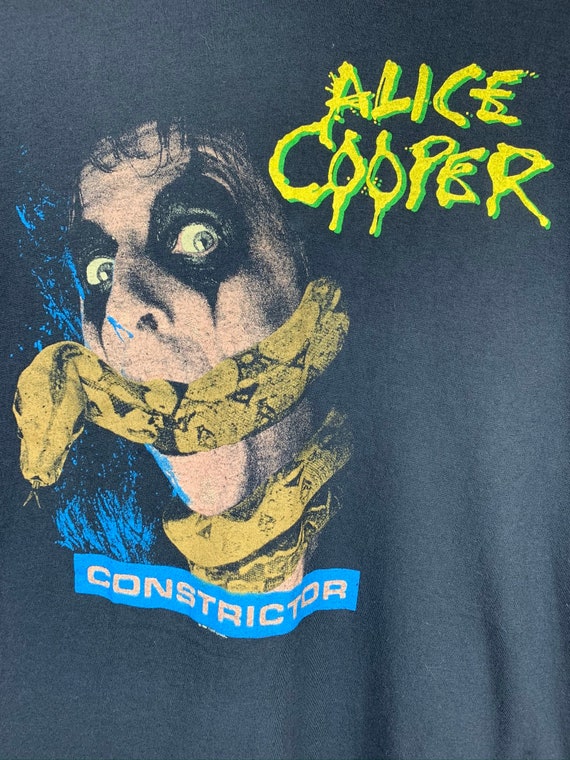 Vintage Alice Cooper Constrictor 1986 Band Tour T… - image 3