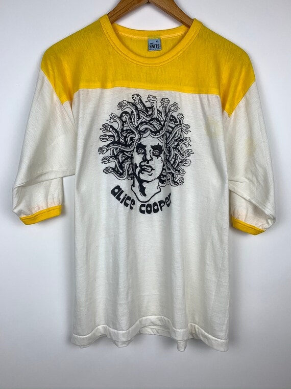 Vintage Alice Cooper Medusa 1970's Band T Shirt