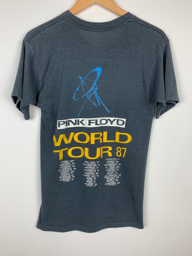 Vintage Pink Floyd Band T Shirt 1987 World Tour | Etsy