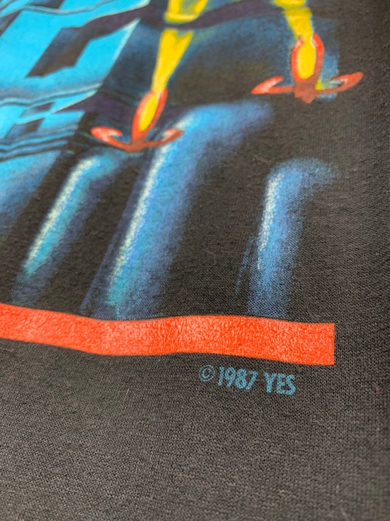 Vintage Yes Band T Shirt The Big Generator Tour 1987 Gem