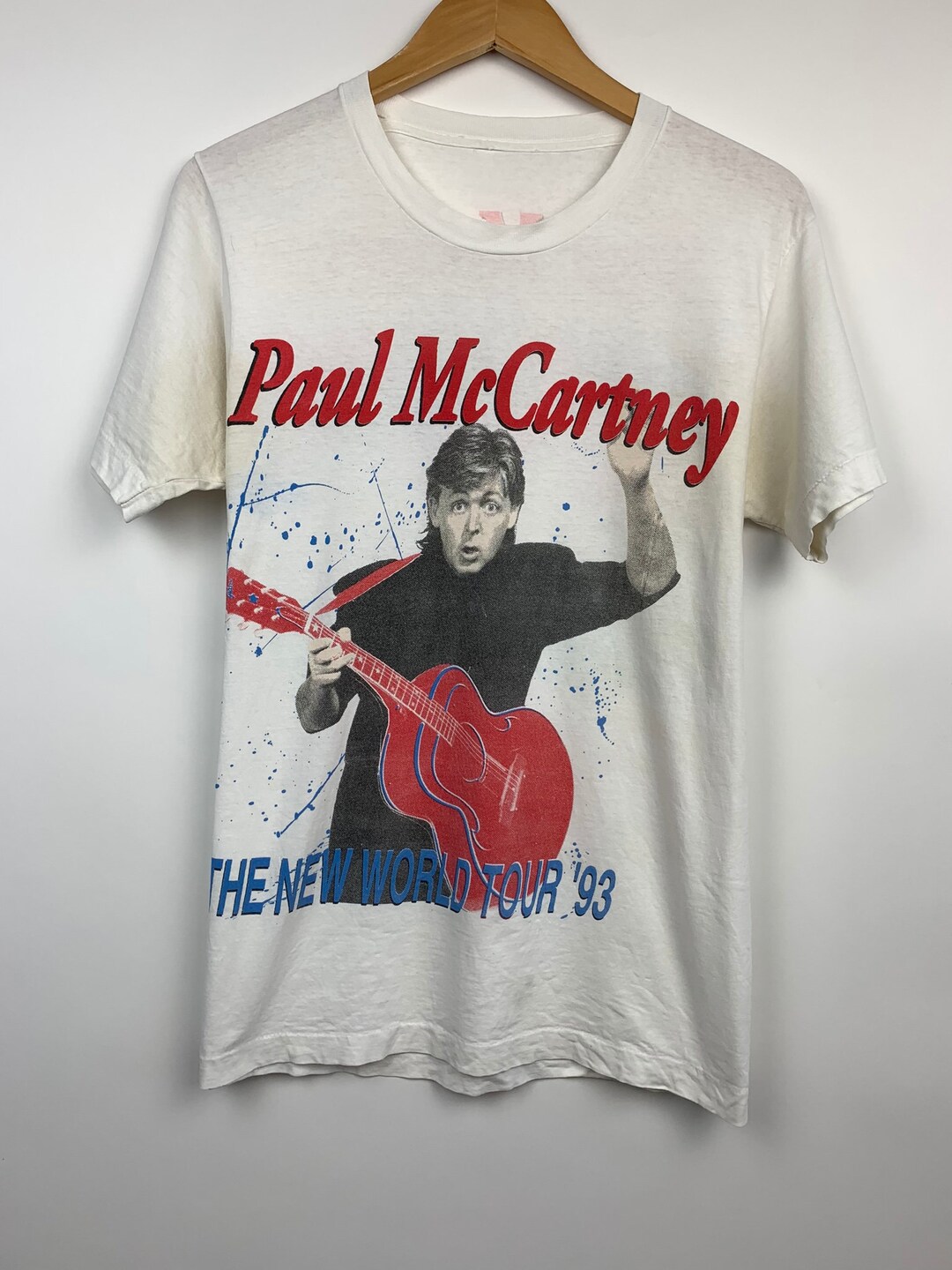 Vintage Paul Mccartney World Tour 1993 Band T Shirt Beatles Vintage Paul Mccartney World Tour 1993 Band T Shirt Beatles