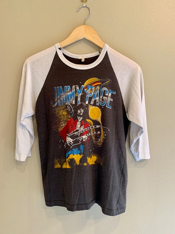 Vintage Led Zeppelin & Jimmy Page T-shirt 70's/80's - Etsy