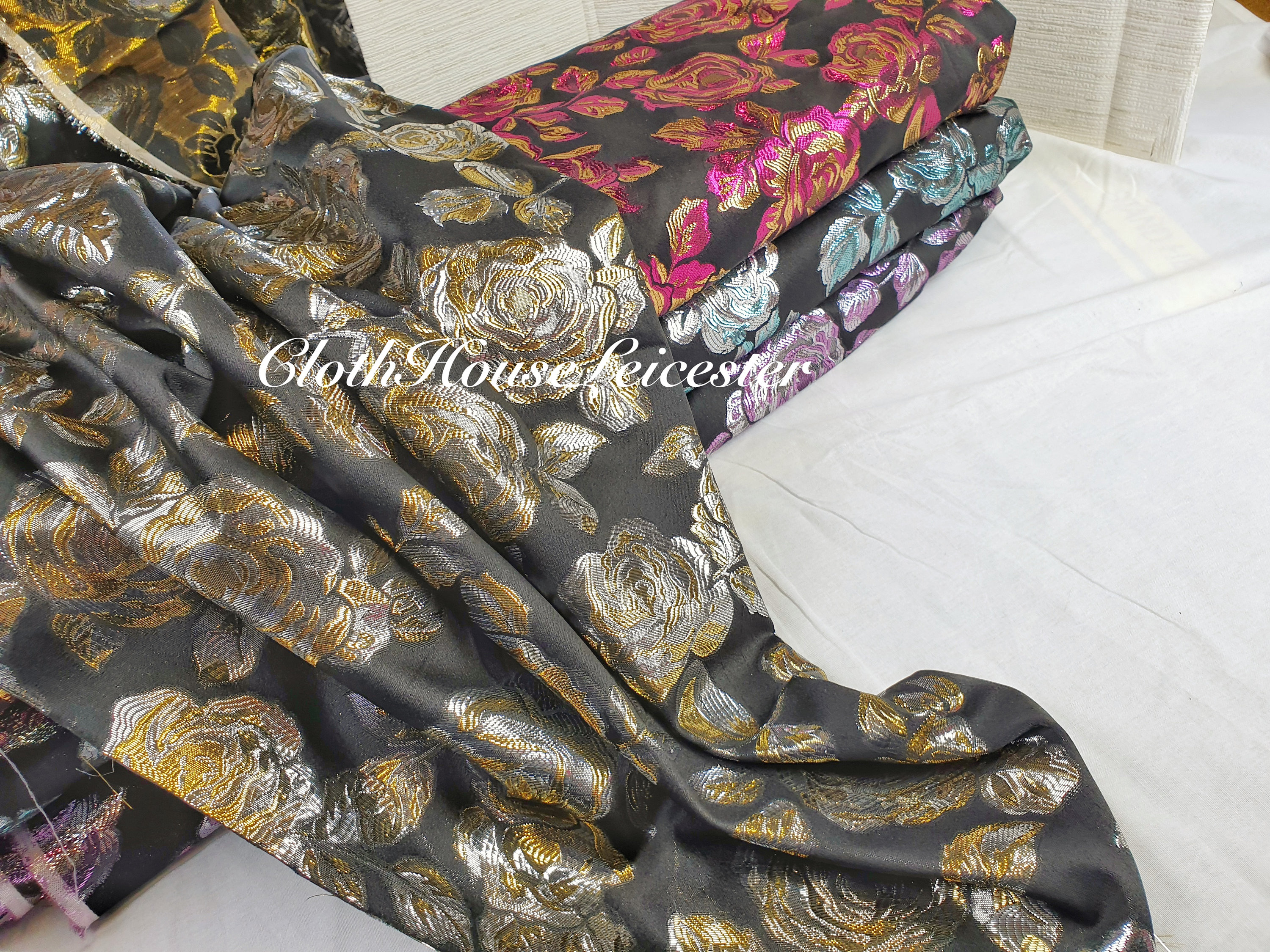*Exclusive* Italian Cotton Onesie, Rose Embroidery main image 1
