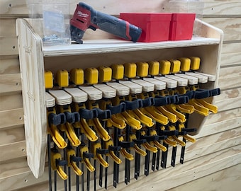 French Cleat Trigger Clamp Storage Rack Cabinet - French Cleat Wall CNC Router Files Trigger Clamp Cabinet Holder
