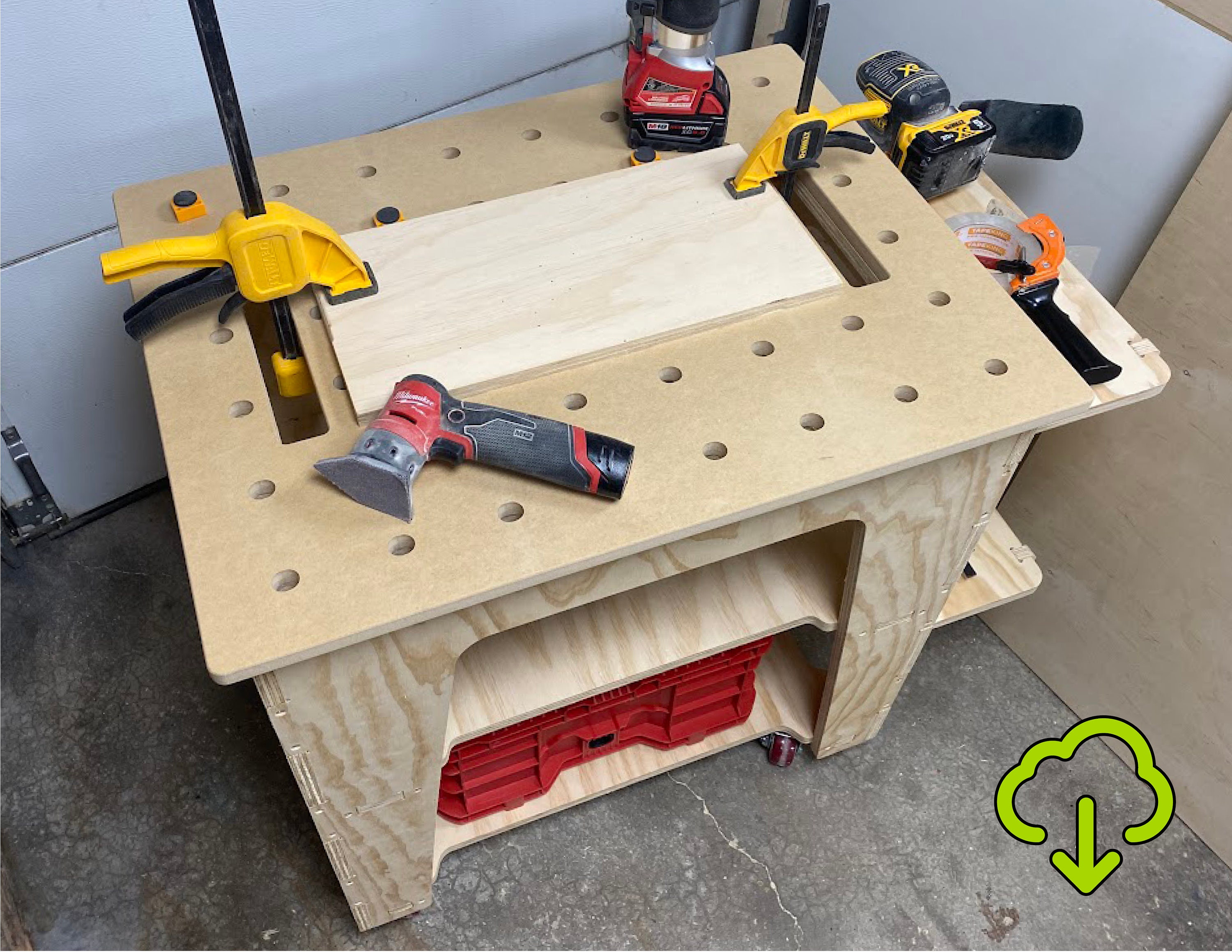 CNC Router Files Multi Function Workbench Cart Mobile - Etsy