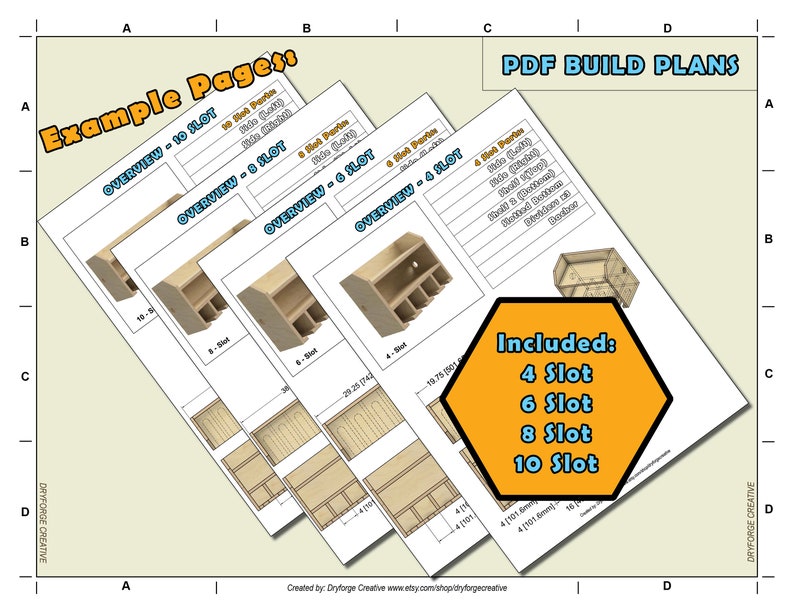 PDF Build Plans Cordless Drill Holder DIY Plans Wall Mounted Etsy