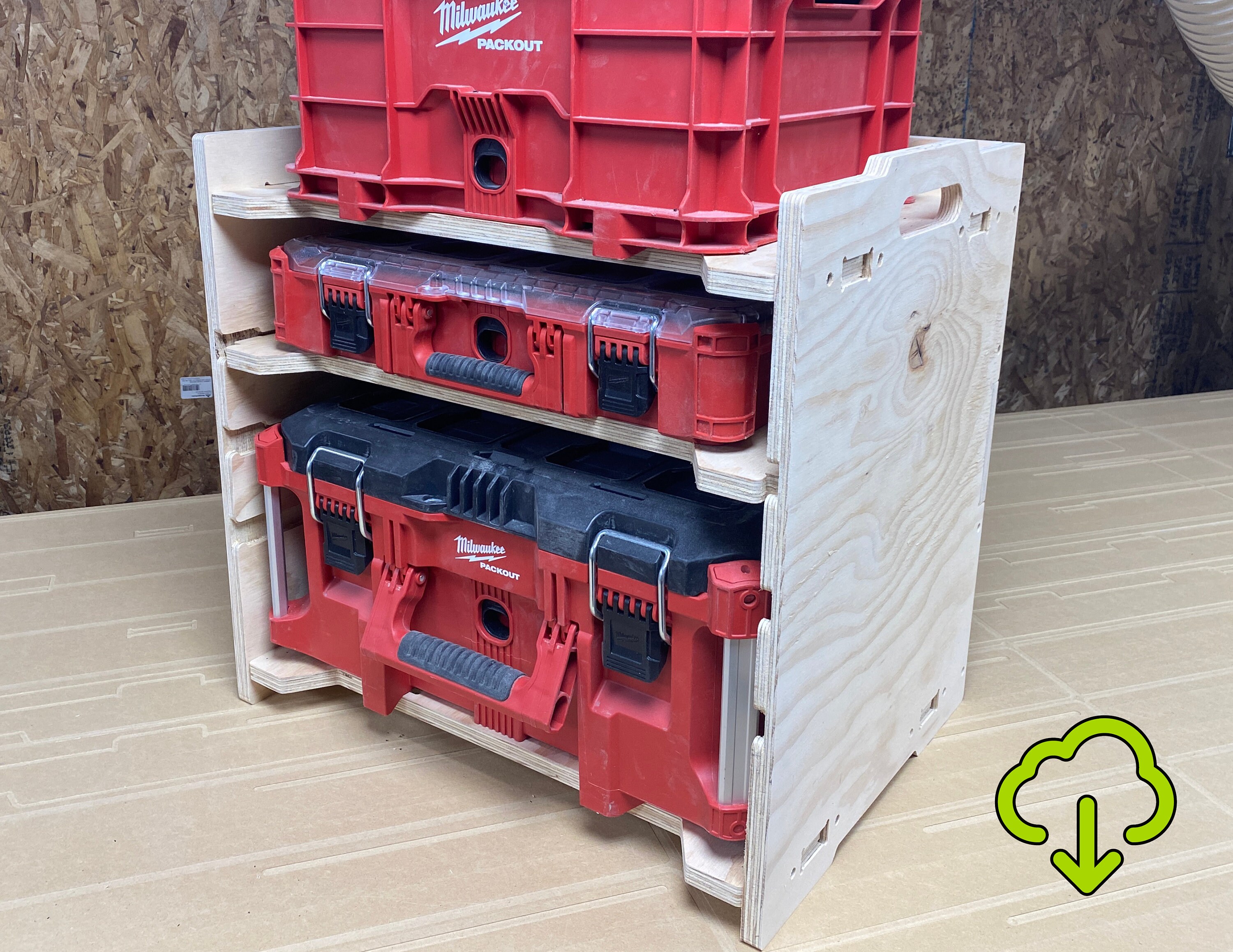 Cnc Tool Box Router CNC Router Files Modular Storage Shelf for Packout Tool Boxes, CNC ...
