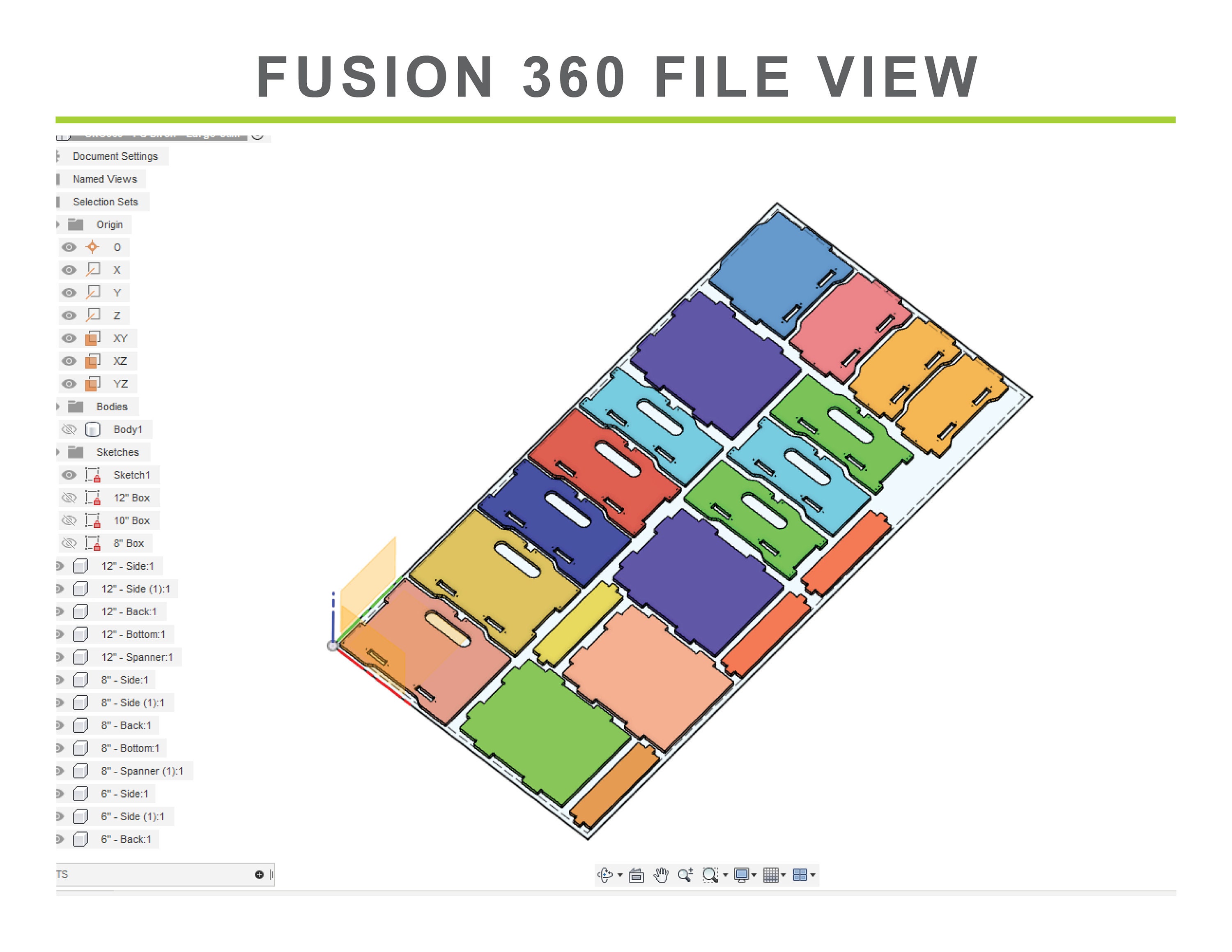 CNC Router Files Stackable Storage Box Boxes 3 Size Bundle - Etsy