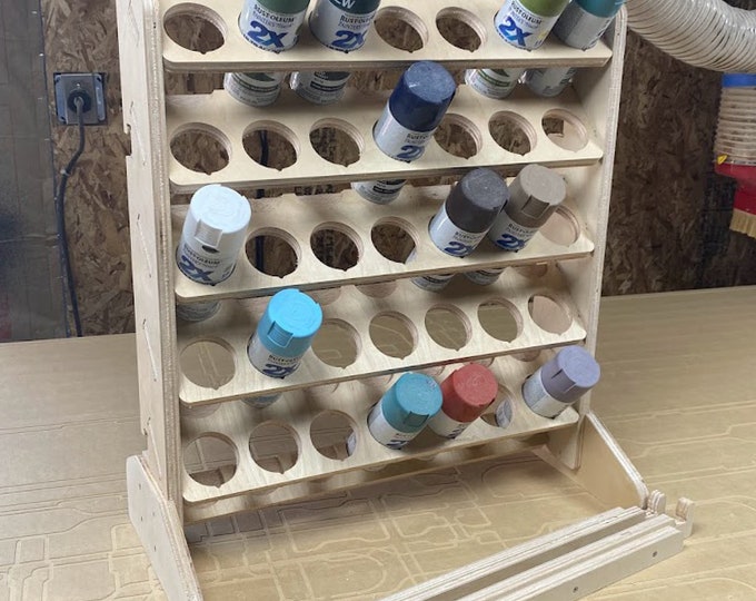 Rattle Can Rack Spray Paint Holder Downloadable Digital Files for Cnc ...