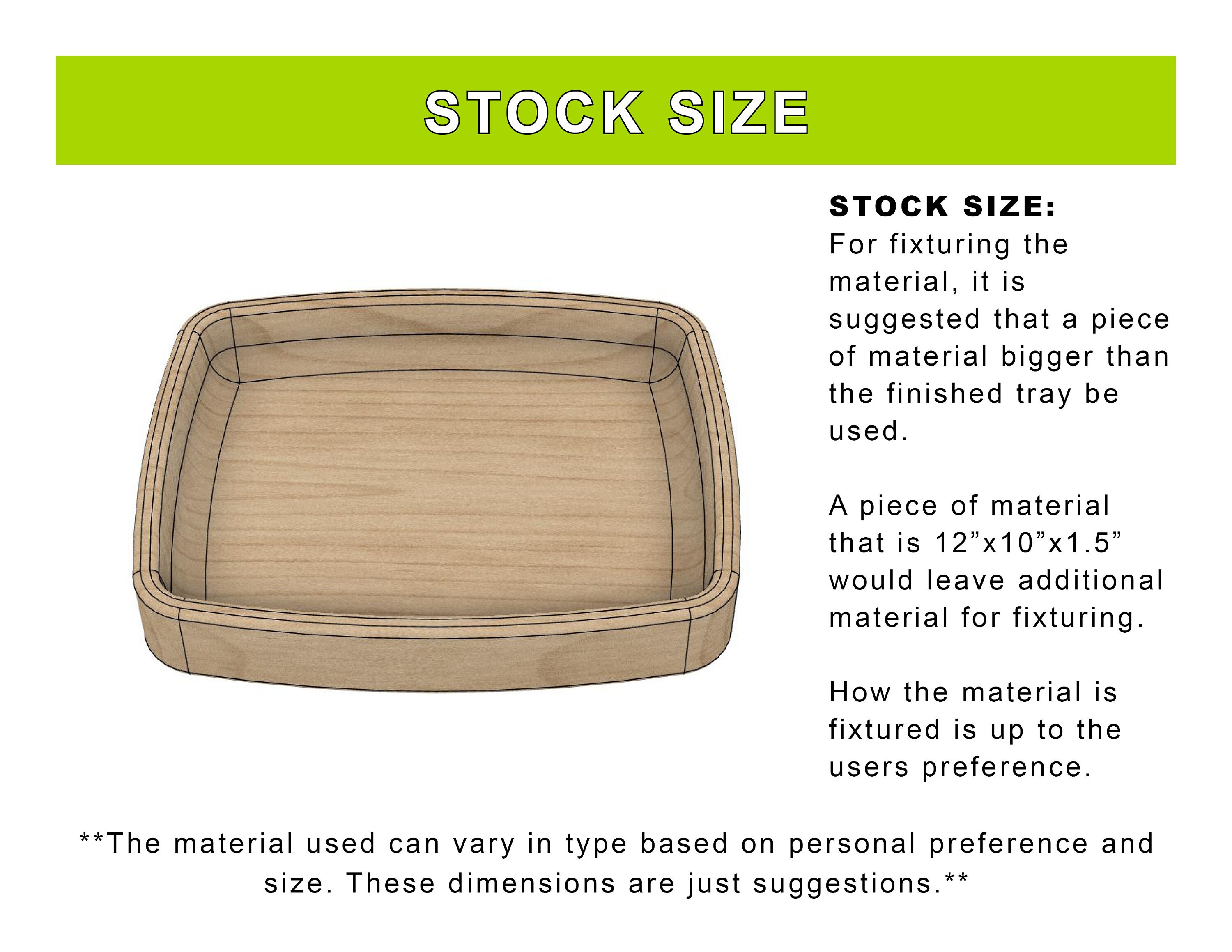 CNC Router File Serving Tray Catch All Tray 3D Model File 3D - Etsy Canada