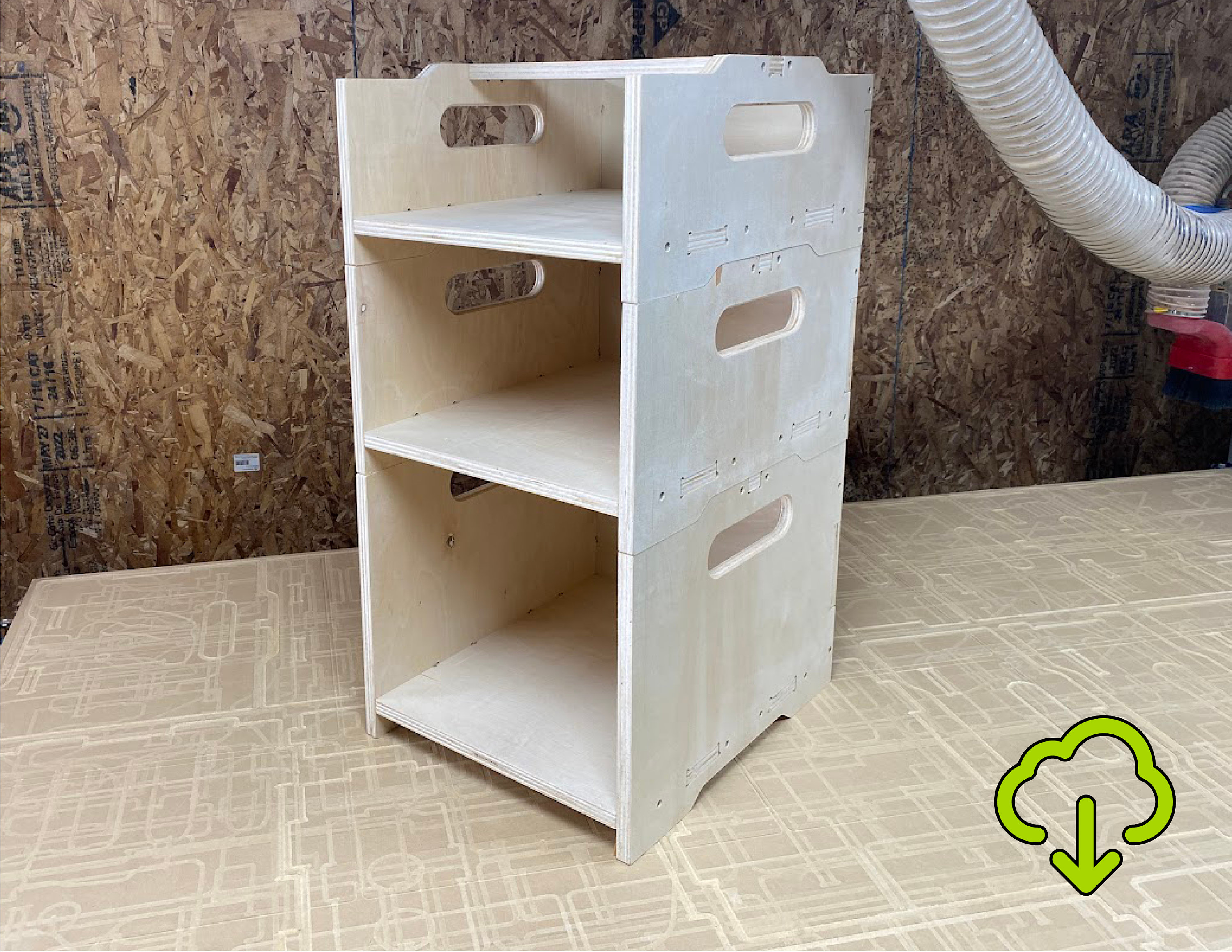 CNC Router Files Stackable Storage Box Boxes- 3 Size Bundle - Etsy