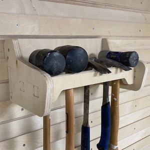 CNC Files for Wood French Cleat Hammer Storage Rack - French Cleat Wall CNC Router Files Hammer Storage Rack