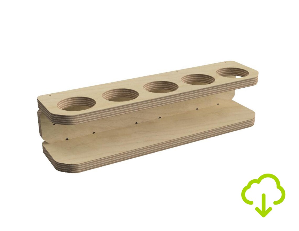 CNC Router Spray Can Rack Shelf Files Spray Paint Aerosol Can Etsy