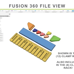 Clamp Rack CNC Files Download for CNC Router, CNC Router Your Own Clamp ...