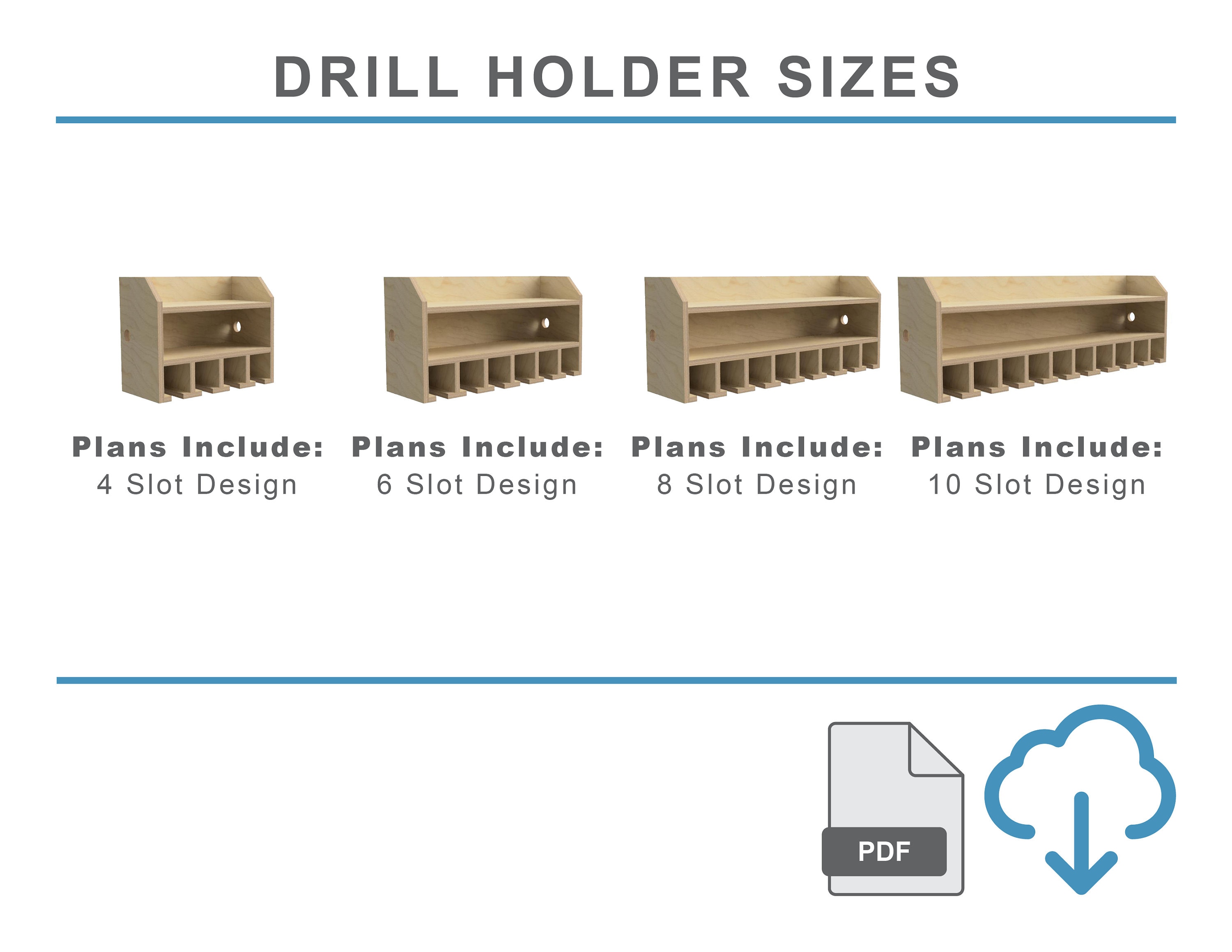 PDF Build Plans Cordless Drill Holder DIY Plans Wall Mounted Etsy India
