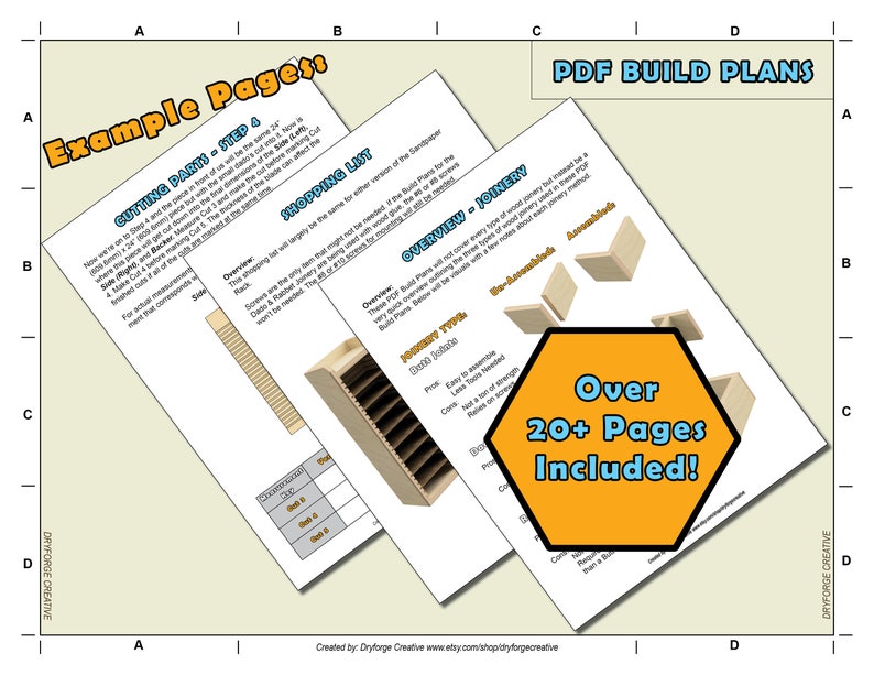 PDF Build Plans Sandpaper Storage Rack Shelf for 5 Inch and 6 Etsy