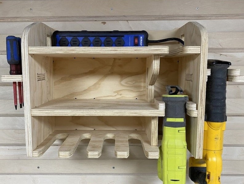 Cordless Drill Organizer, Christmas Gifts for Men Women, Fathers Day Gift, Garage Tool Storage