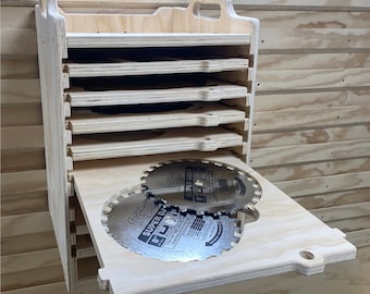 CNC Router Files French Cleat Saw Blade Holder Rack, Miter Saw Blade Circular Saw Blade Storage CNC Files for Wood