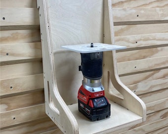 French Cleat CNC Router File Router Shelf, CNC Files for Wood Woodworking Tool Organization Project