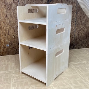 CNC Files for Wood Stackable Storage Crates- 3 Size Bundle