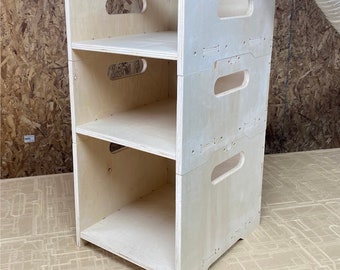 CNC Files for Wood Stackable Storage Crates- 3 Size Bundle