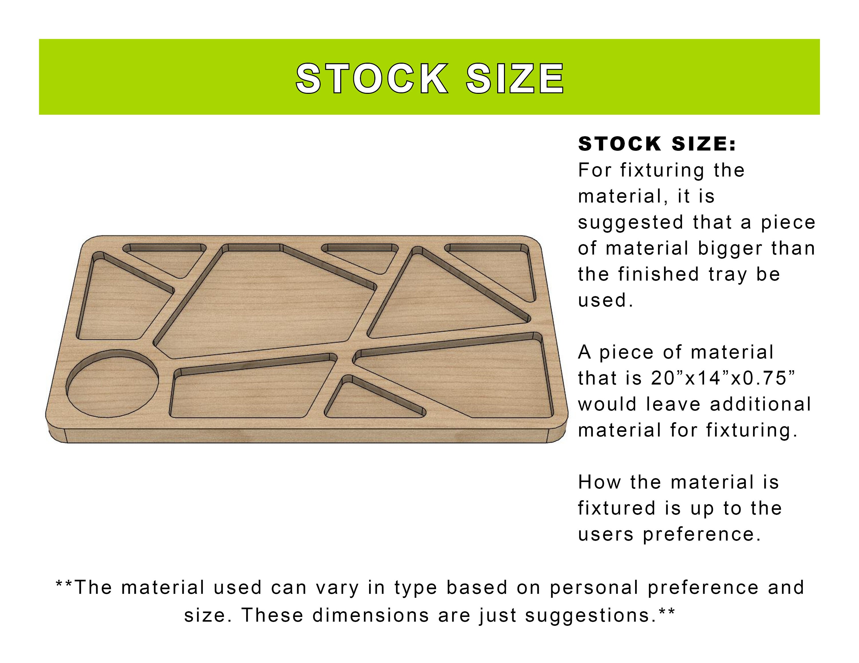 CNC Router File Charcuterie Board Tray Serving Tray 3D Model | Etsy