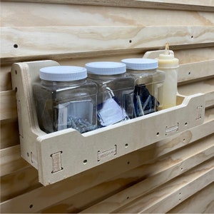 CNC Files for Wood French Cleat Shelf Cubby SVG - French Cleat Wall CNC Router Files Wood Wall Storage Organizer Shelves