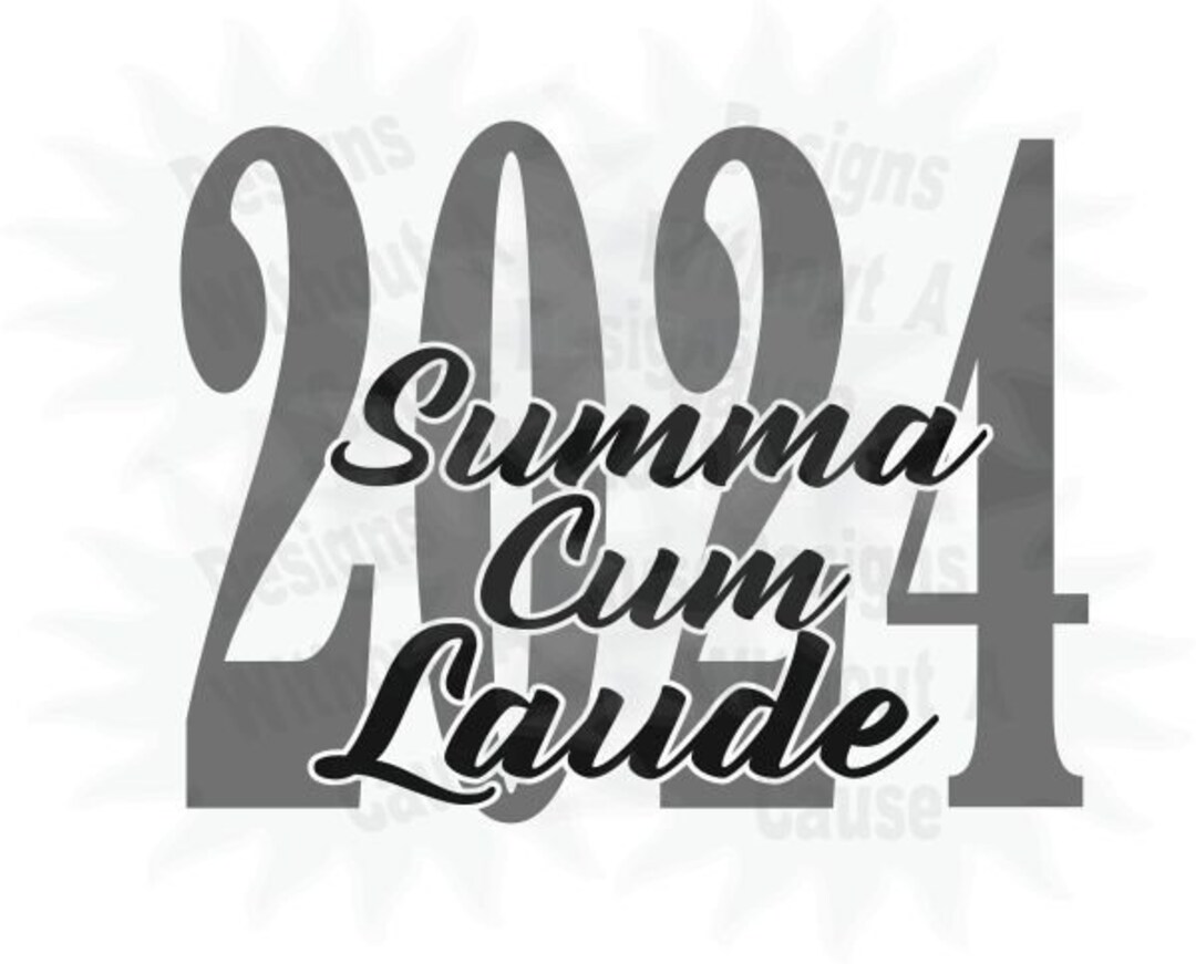 Summa Cum Laude 2024 SVG Etsy
