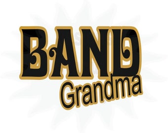 Band Grandma SVG PNG
