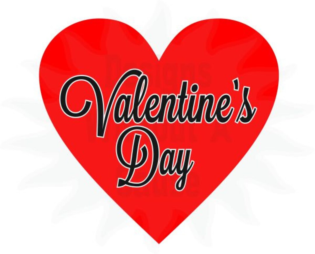 Valentines Day Heart SVG PNG - Etsy