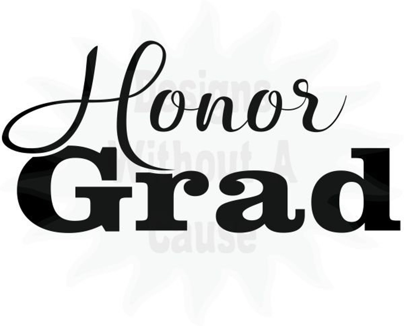 Honor Grad SVG PNG - Etsy
