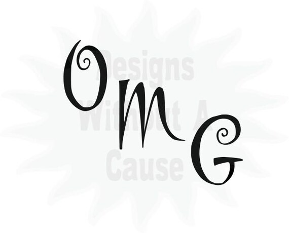 OMG SVG PNG | Etsy