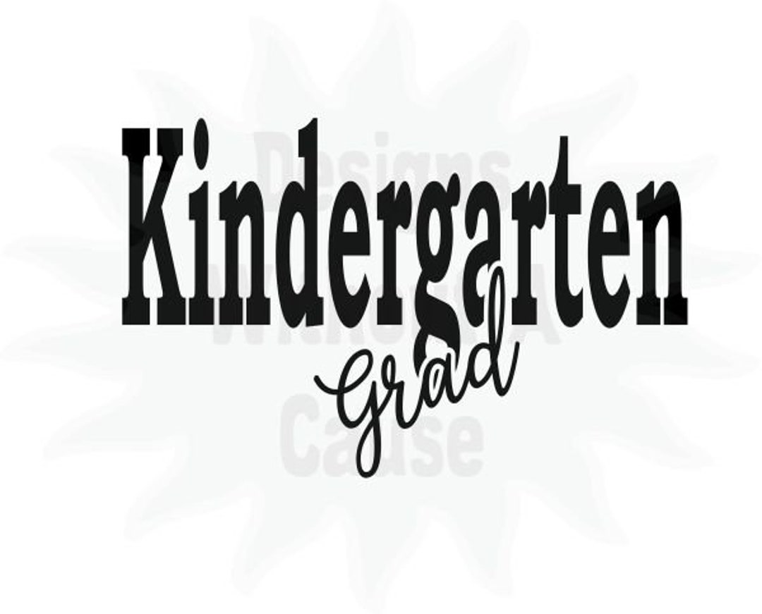 Kindergarten Grad SVG PNG - Etsy