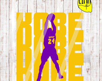 Kobe Bryant Svg Etsy