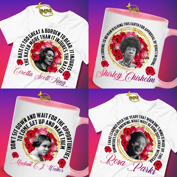 Black history png bundle black women sublimation