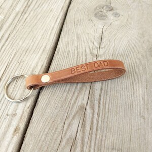 Custom Stamped Leather Keychain - Country & Western Style - Etsy
