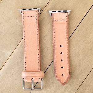 Blank Leather Smart Watch Band: Handmade, Ready to Paint