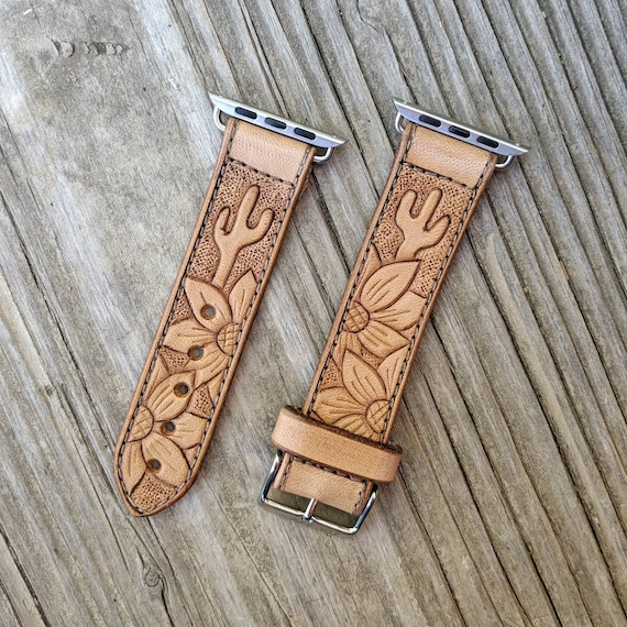 tooled apple watch band