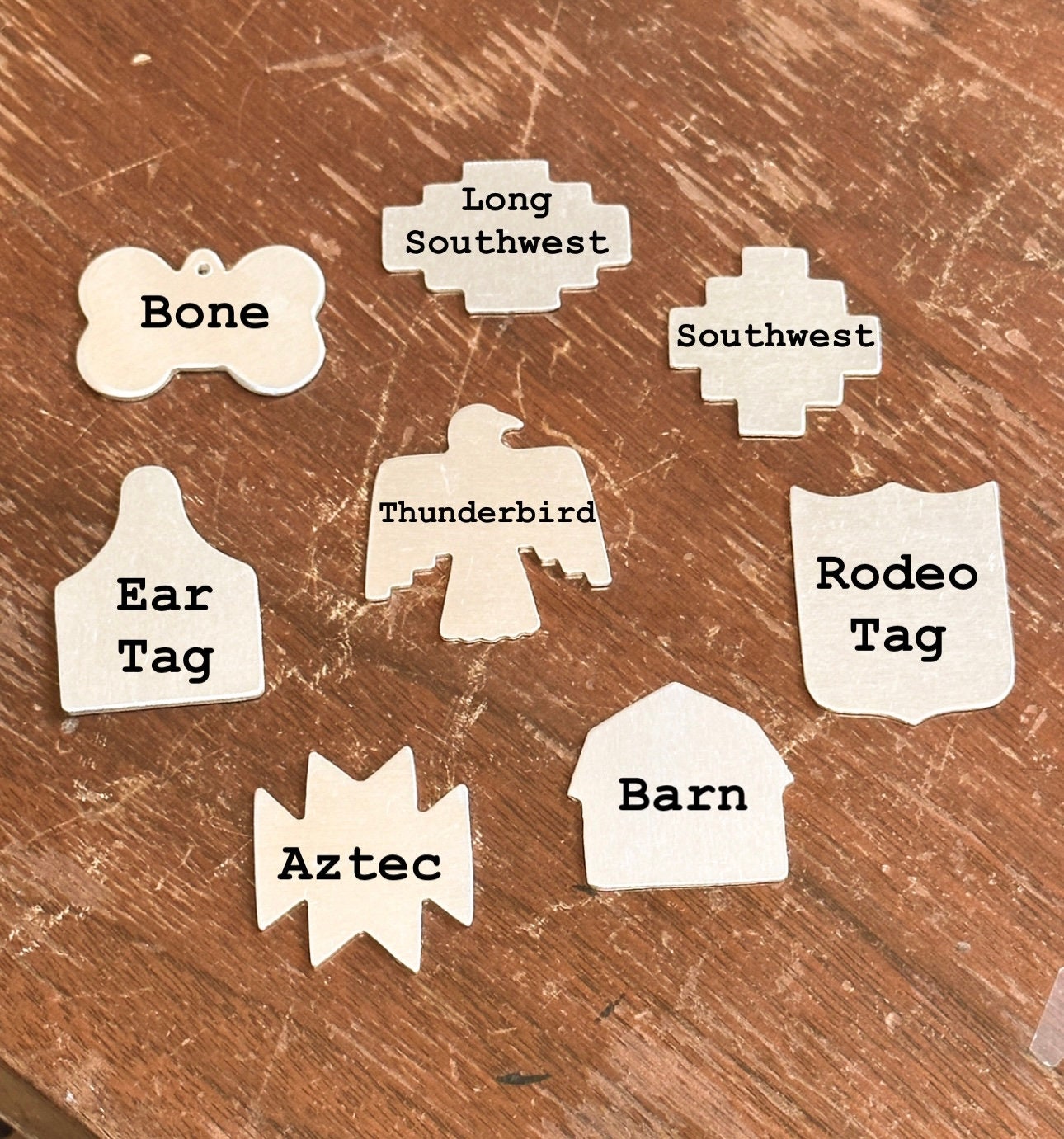 Custom Pet ID Tag With Turquoise - Cowdog Name Tag - Country Western Ranch  Farm Dog - Etsy, image size:1290x1381