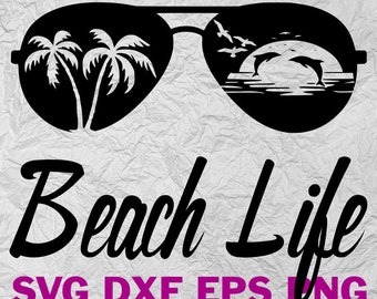 Download Sunglasses Palm Svg Etsy