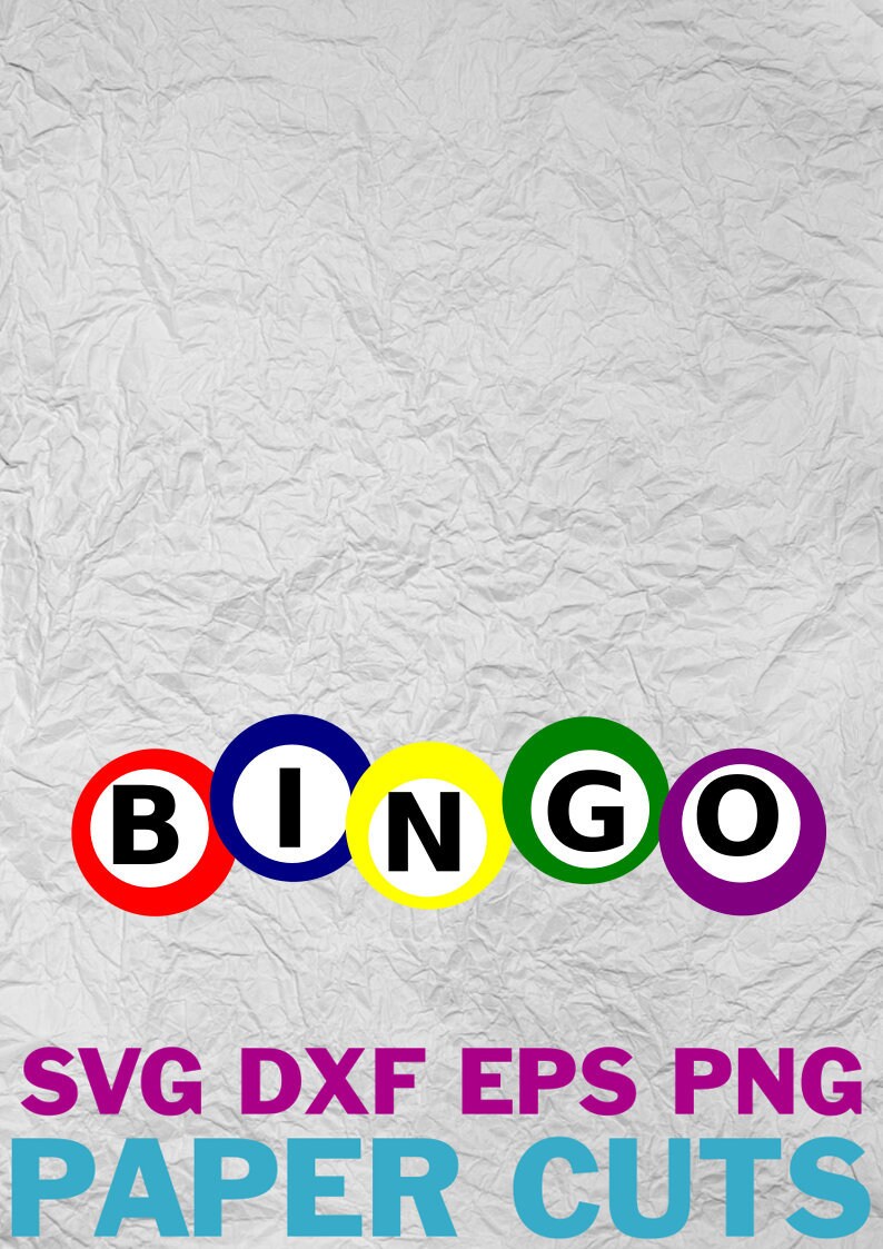 Download Bingo Balls SVG Lucky Bingo Digital Download svg dxf png ...